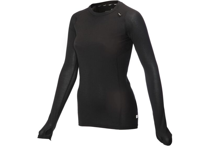 Inov-8 Merino Long Sleeve Base Layer Dam Svarta Rea NPCI31758